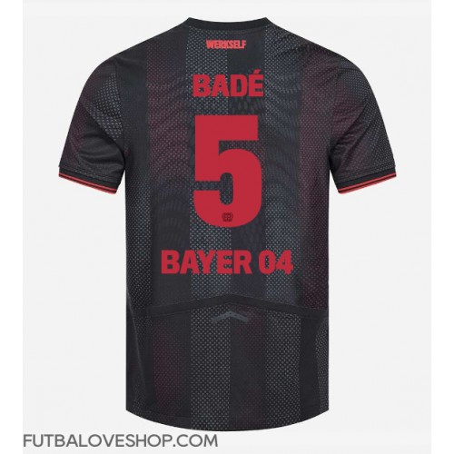 Dres Bayer Leverkusen Loic Bade #5 Domáci 2025-26 Krátky Rukáv